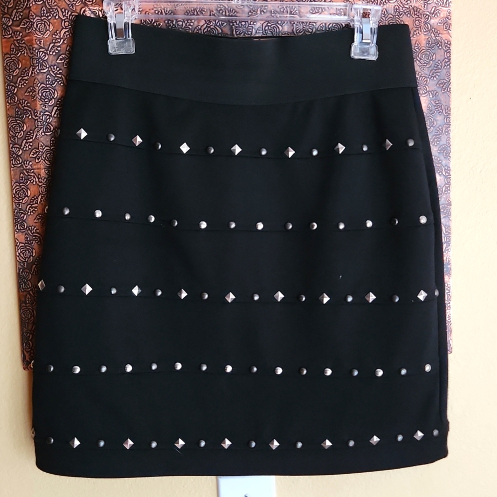 Studded skirt by Allen Schwartz